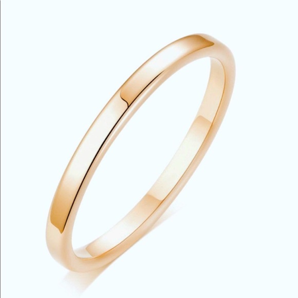 Gold Stackable Ring For Women - Picture 2 of 2
